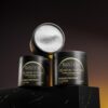 Masque Protéiné avec protéines hydrolysées, beurre de karité, huile de ricin et glycérine végétale pour réparer et hydrater les cheveux.