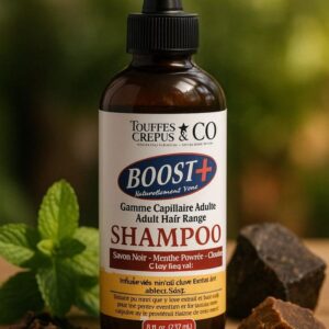 Boost+ Shampoo – Savon Noir, Menthe Poivrée & Clou de Girofle